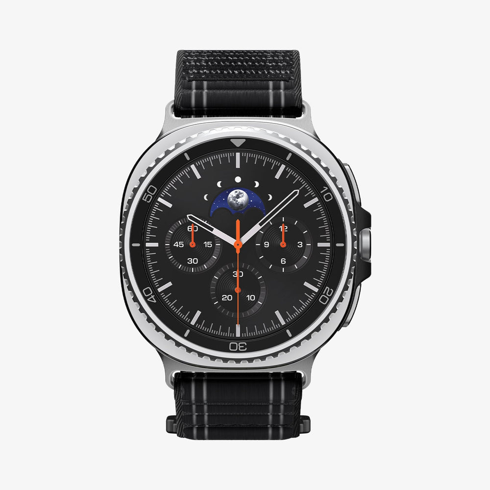 AMP10153 - Galaxy Watch 9 Series WBF0 in black showing the front