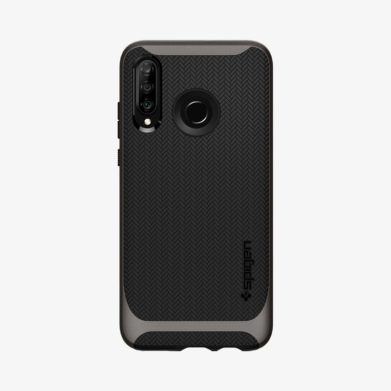 L39CS25742 - Huawei P30 Lite / Nova 4e Neo Hybrid Case in gunmetal showing the back