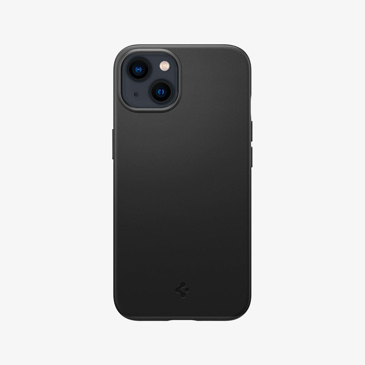 ACS03677 - iPhone 13 Case Thin Fit in black showing the back