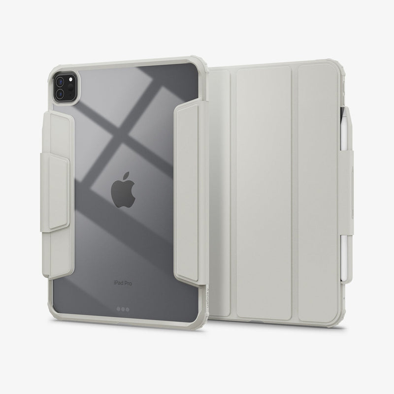 ACS07024 - iPad Pro 11-inch Case Air Skin Pro in Gray showing the back and front