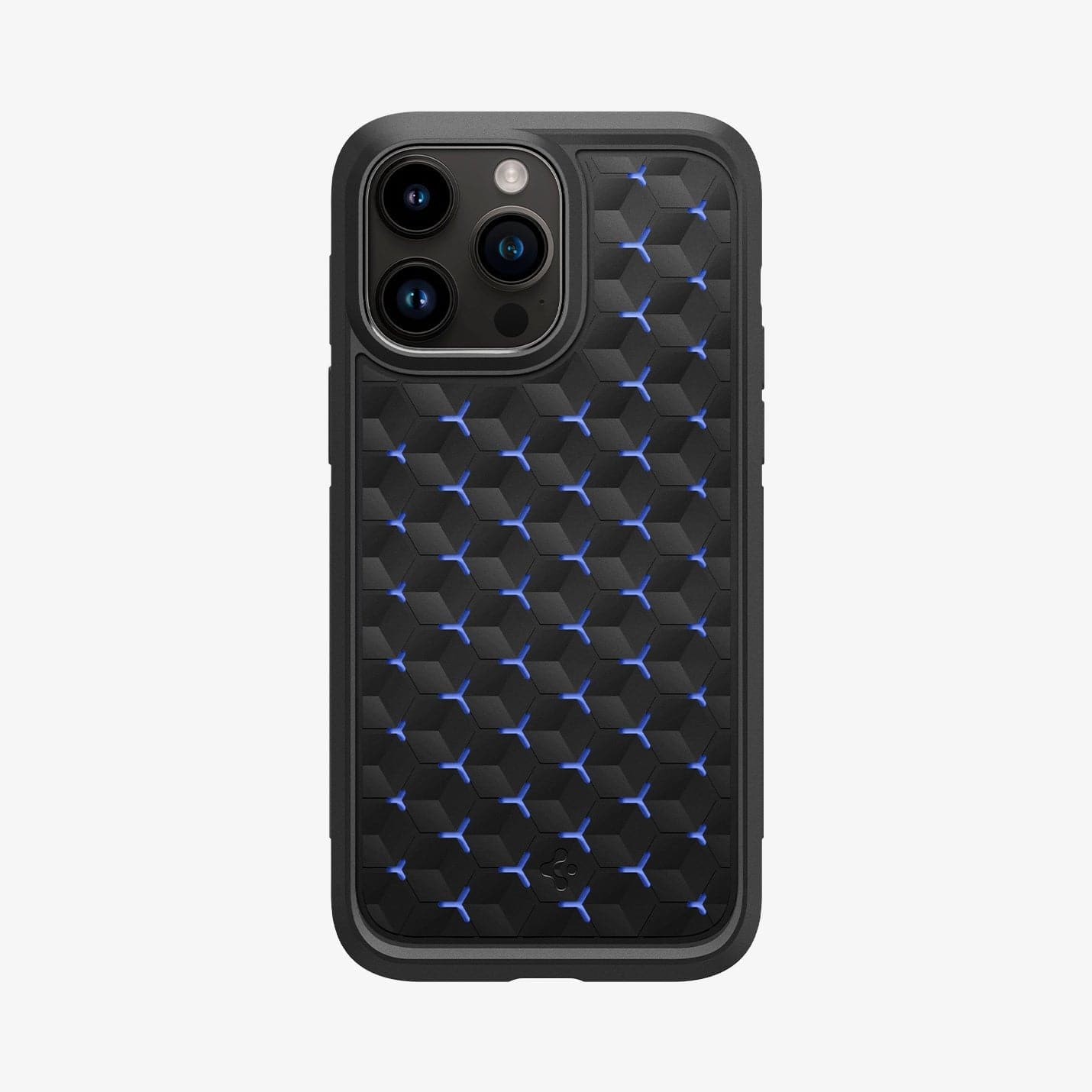 ACS04998 - iPhone 14 Pro Case Cryo Armor in matte black showing the back