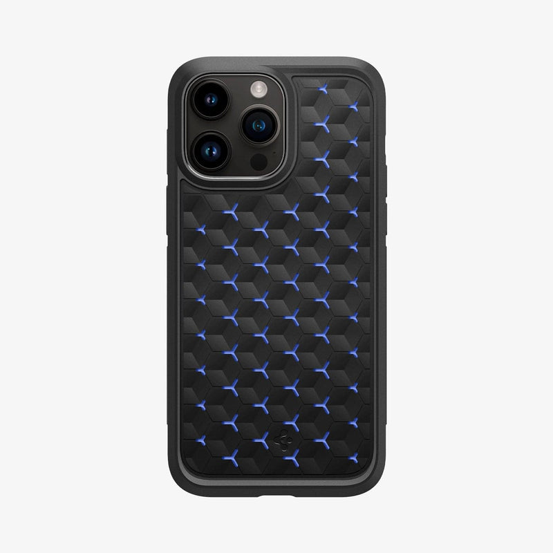 ACS04998 - iPhone 14 Pro Case Cryo Armor in matte black showing the back