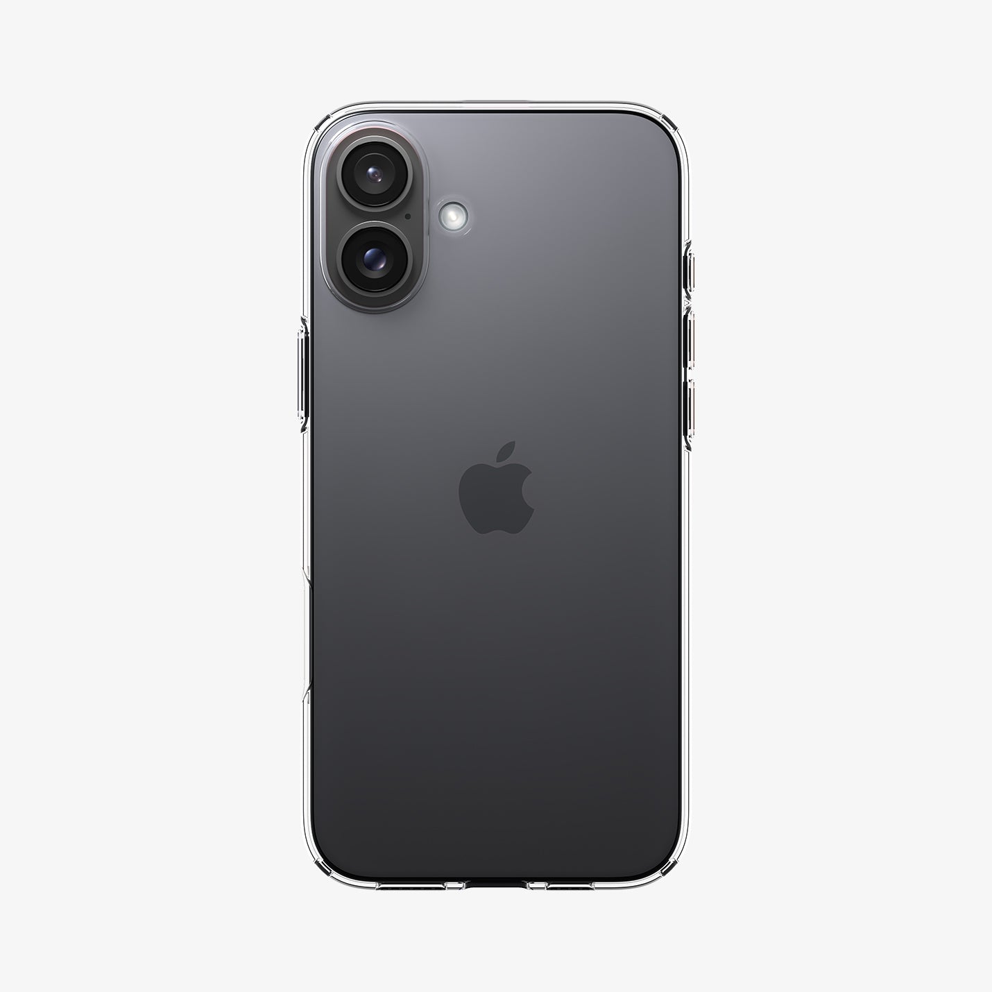 ACS08222 - iPhone 16 Case Liquid Crystal in Crystal Clear showing the back