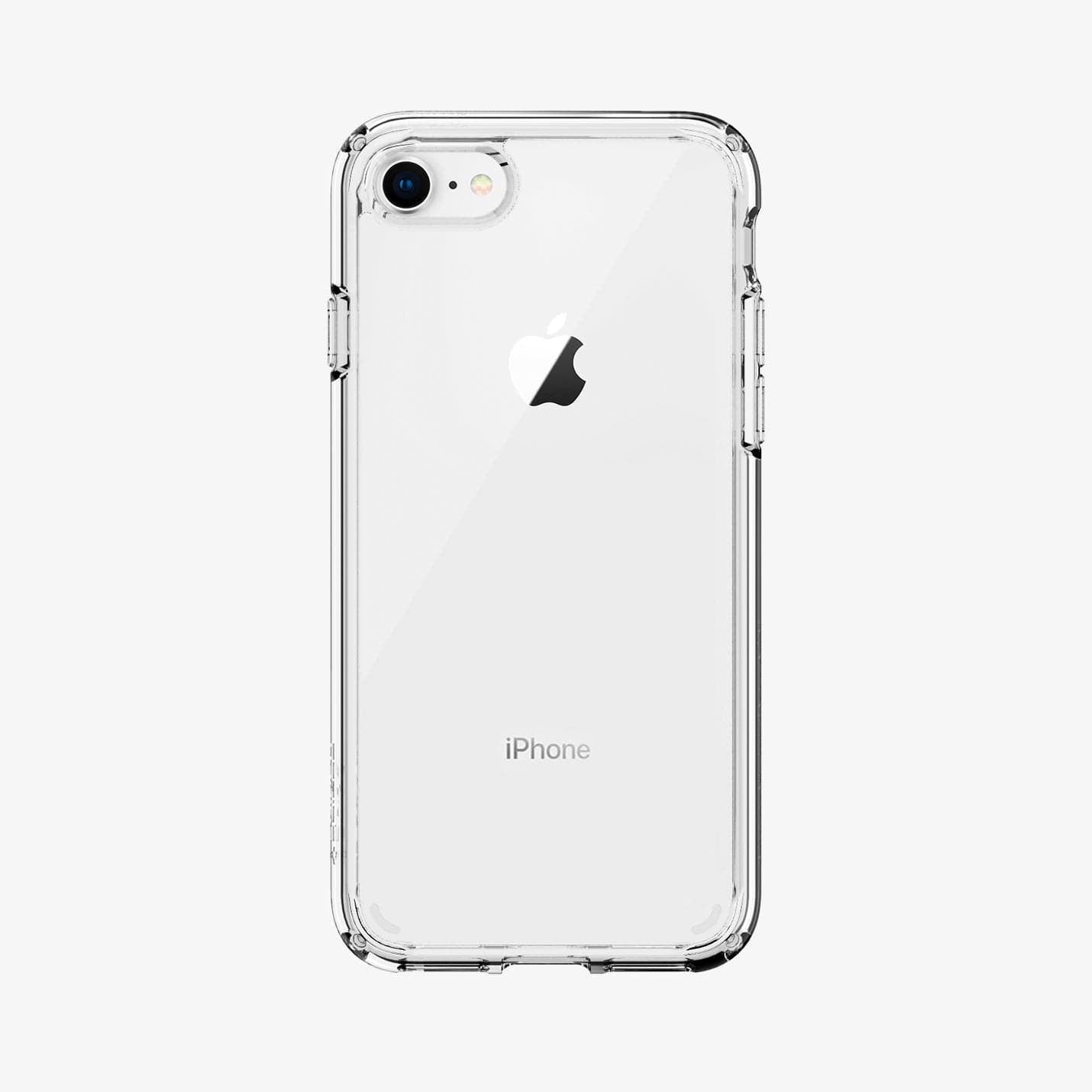 042CS20927 - iPhone 7 Series Ultra Hybrid Case in Crystal Clear showing the back 