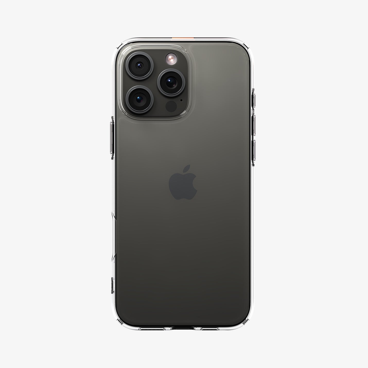 ACS08028 - iPhone 16 Pro Max Case Ultra Hybrid in Crystal Clear showing the back
