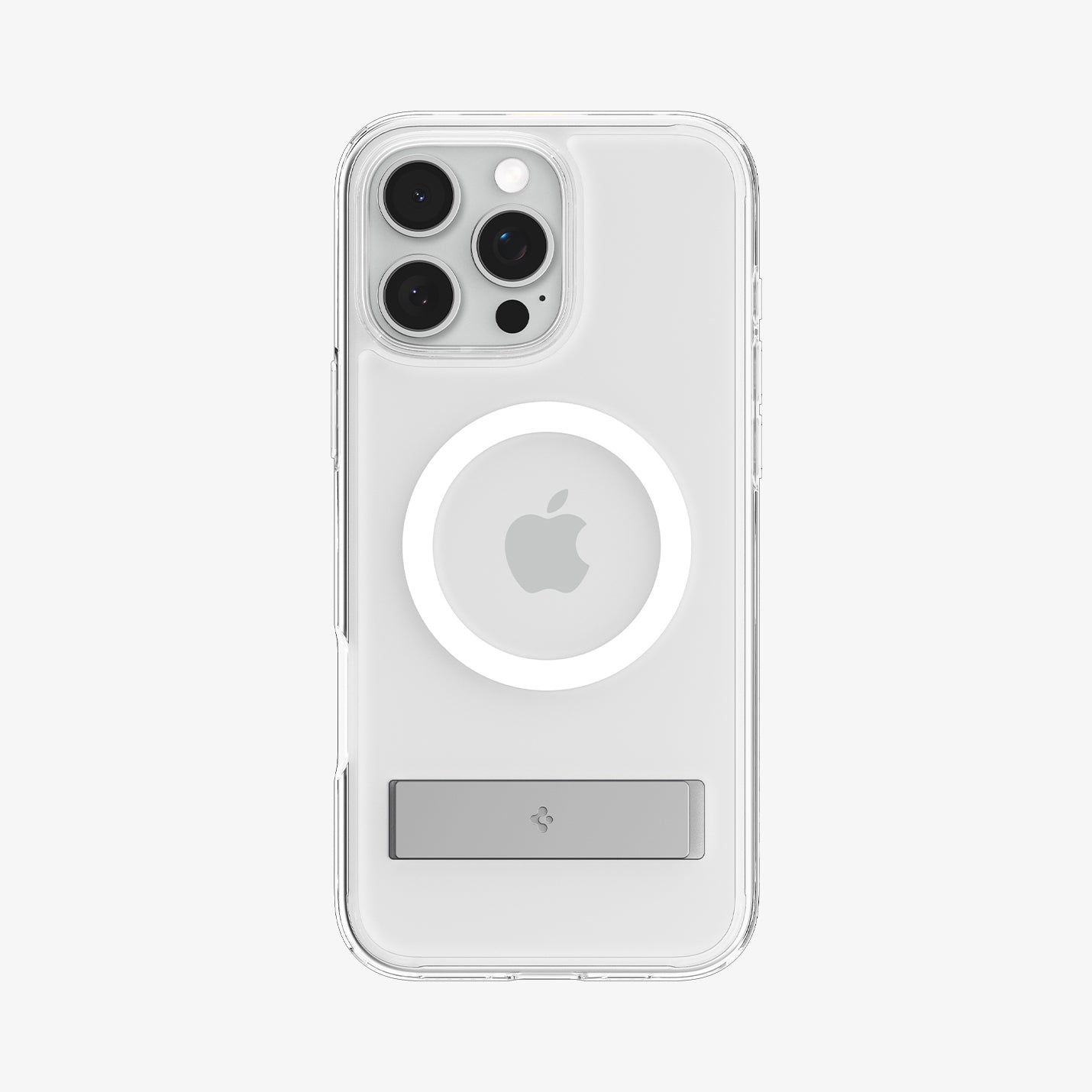 ACS08035 - iPhone 16 Pro Max Case Ultra Hybrid S (MagFit) in Crystal Clear showing the back