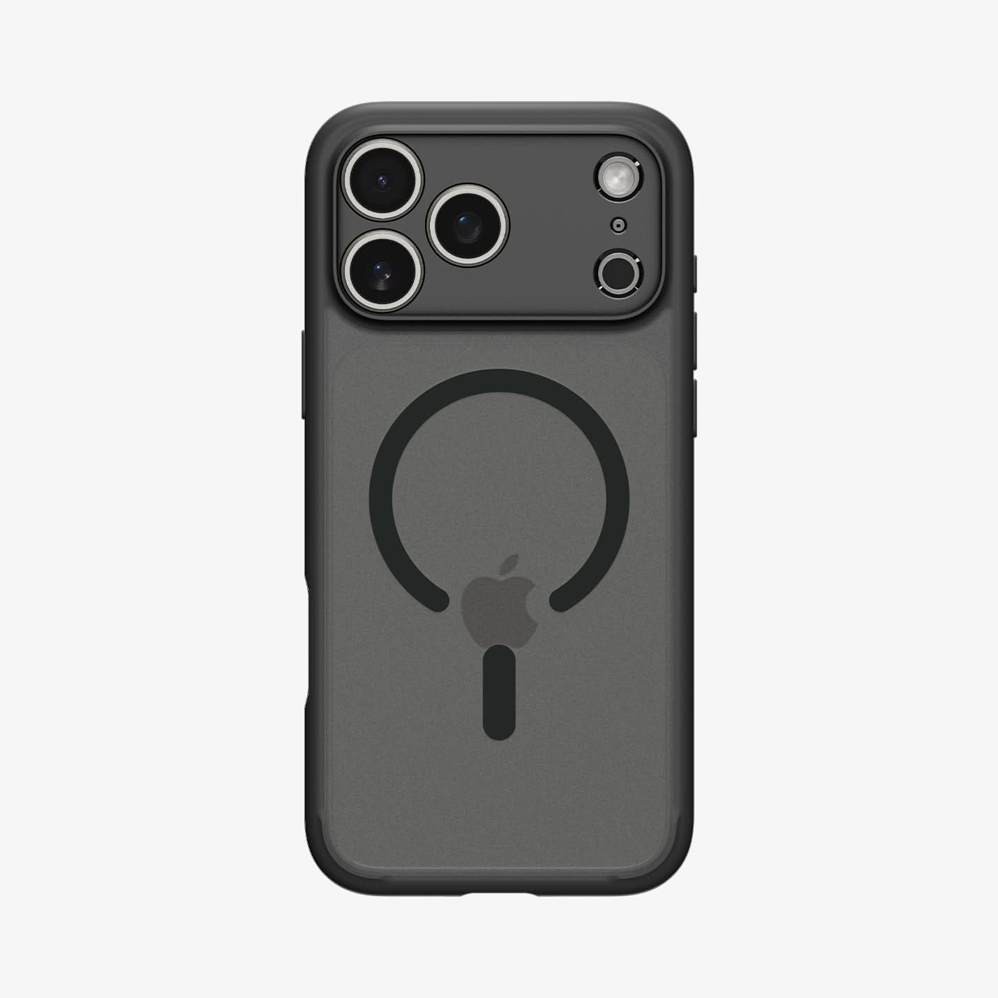 ACS10038 - iPhone 17 Pro Max Ultra Hybrid (MagFit) in Frost Black showing the back