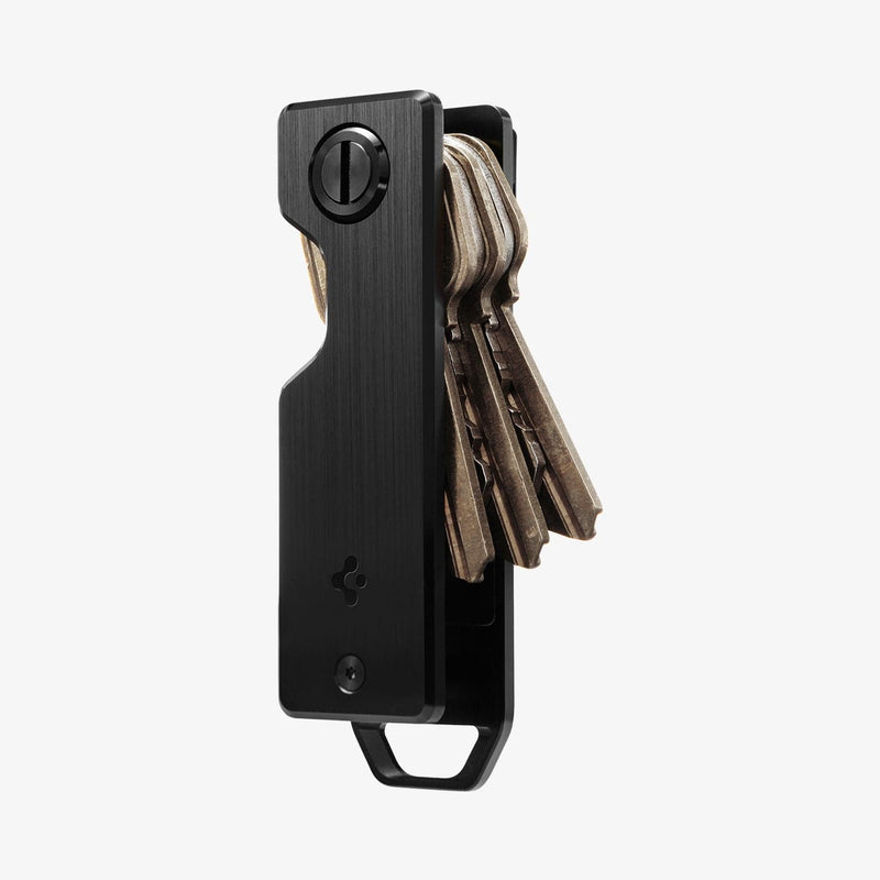 Spigen Metal Fit Sleutelhanger met Flesopener en Clipklem voor Heren en Dames - Zwart Spigen Metal Fit Sleutelhanger met Flesopener en Clipklem voor Heren en Dames - Zwart