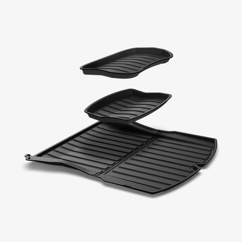 ASZSK Upgrade 3-delige Tesla Model Y kofferbakmat voor Model Y (5-zits) 2025 Juniper bescherming tegen alle weersomstandigheden voor de kofferbak, van TPE, slijtvast en vuilafstotend, antislip en ASZSK Upgrade 3-delige Tesla Model Y kofferbakmat voor Model Y (5-zits) 2025 Juniper bescherming tegen alle weersomstandigheden voor de kofferbak, van TPE, slijtvast en vuilafstotend, antislip en