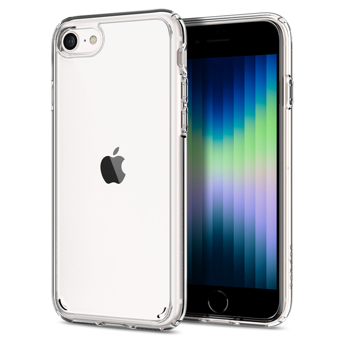 iPhone SE Screen Protector 2022 SE 2020 8 7, Spigen [ALM FC] 9H Tempered  Glass