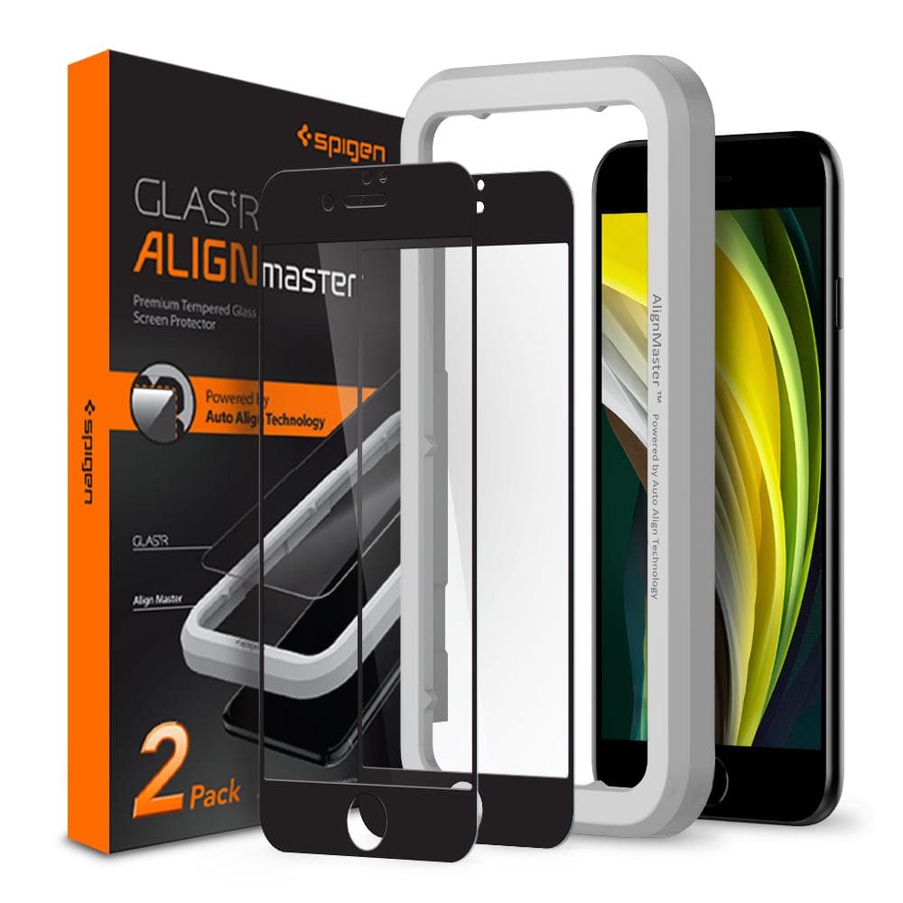 iPhone SE (2022/2020) AlignMaster Glass Screen Protector Full Cover –  Spigen Business l Something You Want l