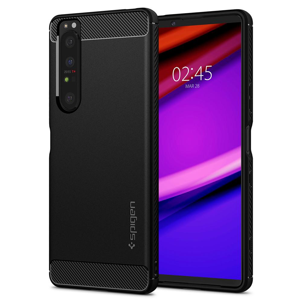 Sony Xperia 1 III Case Rugged Armor – Spigen Business l Something 